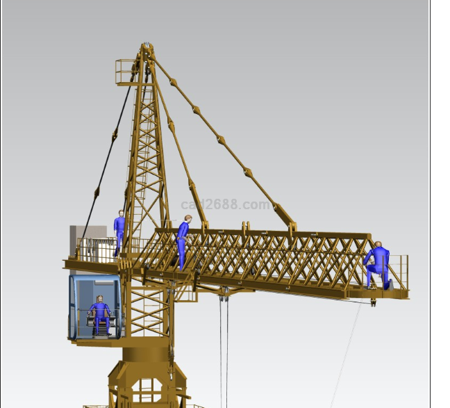 塔吊solidworks模型