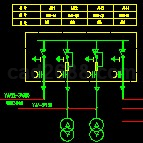 高压配电系统图CAD图