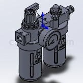 亚德客BFC2000油雾分离器模型solidworks格式
