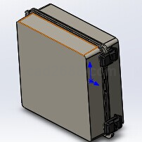 Solidworks300x300控制板3D模型