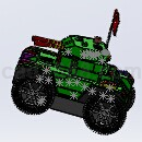 坦克玩具车solidworks模型