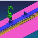 焊接机器人控制系统Step/iges/stl模型