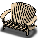 木制椅子Solidworks模型