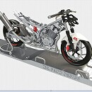 铃木150摩托车模型Step/iges/stl格式