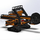 采矿车模型Solidworks格式