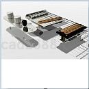 飞翔空气吉他模型Step/iges/stl格式