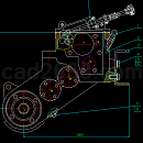OTG-3型减速箱总成CAD图形