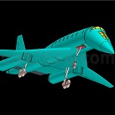 Tu444飞机模型Step/iges/stl格式