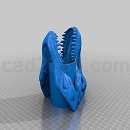 3D打印模型创意生活恐龙杯