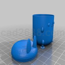 3D打印模型卡通收纳桶