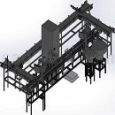 大规模生产的机械（批量生产机）模型Solidworks设计