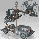 焊接移动车模型UG设计
