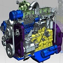 柴油发动机模型UG设计