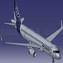 空中客车A320客机模型CATIA设计