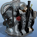 汪克尔转子发动机模型PROE设计