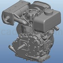 洋马L48柴油机模型PROE设计