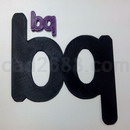 3D打印模型bq徽标钥匙扣