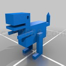 3D打印模型简易模块恐龙