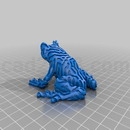 3D打印模型双色青蛙