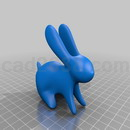 3D打印模型卡通兔子