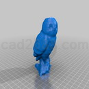 3D打印模型猫头鹰扫描