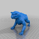 3D打印模型恐怖狗