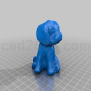 3D打印模型捏出来的可爱小狗