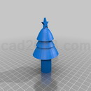 3D打印模型卡通圣诞树