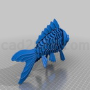 3D打印模型锦鲤鱼