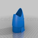 3D打印模型鱼形笔筒