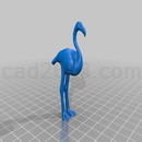 3D打印模型火烈鸟