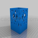 3D打印模型立方笔筒