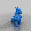 3D打印模型混基因恐龙