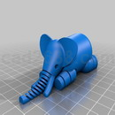 3D打印模型可爱小象
