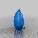 3D打印模型复活节小鸡
