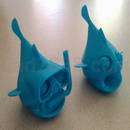 3D打印模型小鱼家族