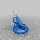 3D打印模型龙虾