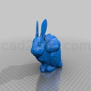 3D打印模型背包兔子