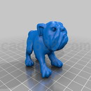 3D打印模型牛头犬