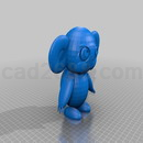 3D打印模型大耳猴