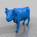 3D打印模型奶牛