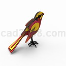 3D打印模型可爱的小鸟