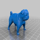 3D打印模型英国斗牛犬