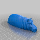 3D打印模型胖胖的河马