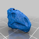 3D打印模型恐龙头骨化石