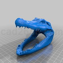 3D打印模型鳄鱼头部