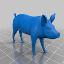 3D打印模型动物猪