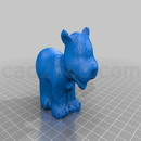3D打印模型宠物狗