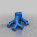 3D打印模型树根花瓶