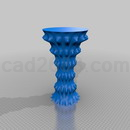 3D打印模型凹凸花瓶